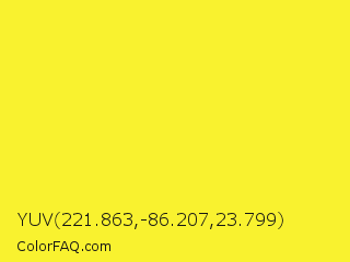YUV 221.863,-86.207,23.799 Color Image