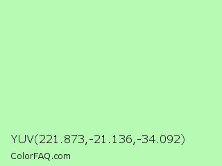 YUV 221.873,-21.136,-34.092 Color Image