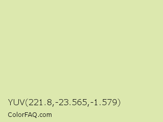 YUV 221.8,-23.565,-1.579 Color Image