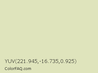YUV 221.945,-16.735,0.925 Color Image