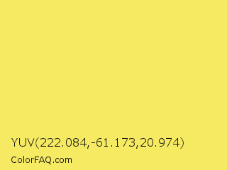 YUV 222.084,-61.173,20.974 Color Image