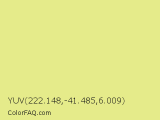 YUV 222.148,-41.485,6.009 Color Image