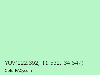 YUV 222.392,-11.532,-34.547 Color Image