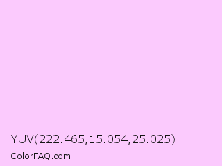 YUV 222.465,15.054,25.025 Color Image