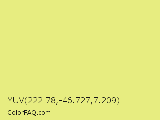 YUV 222.78,-46.727,7.209 Color Image