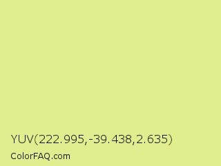 YUV 222.995,-39.438,2.635 Color Image