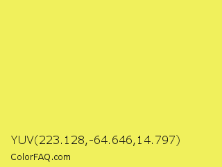 YUV 223.128,-64.646,14.797 Color Image