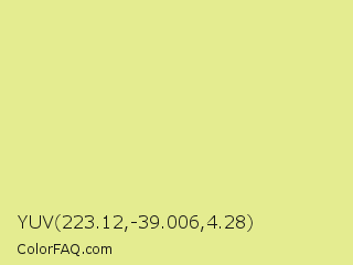 YUV 223.12,-39.006,4.28 Color Image
