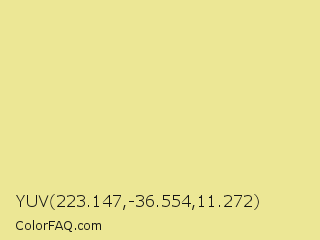 YUV 223.147,-36.554,11.272 Color Image