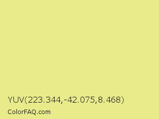 YUV 223.344,-42.075,8.468 Color Image