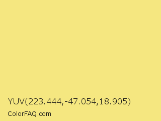 YUV 223.444,-47.054,18.905 Color Image