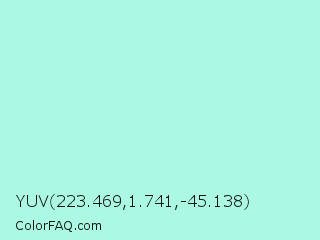 YUV 223.469,1.741,-45.138 Color Image