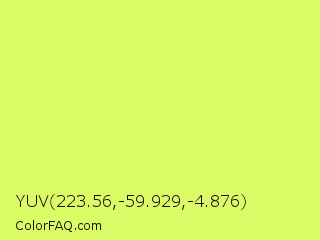 YUV 223.56,-59.929,-4.876 Color Image