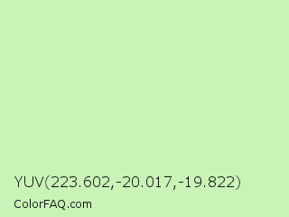 YUV 223.602,-20.017,-19.822 Color Image