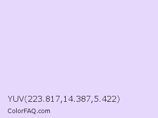 YUV 223.817,14.387,5.422 Color Image
