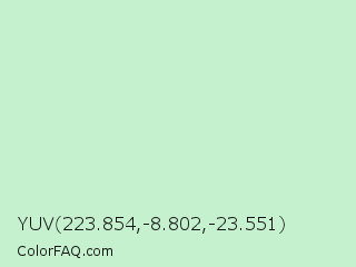 YUV 223.854,-8.802,-23.551 Color Image