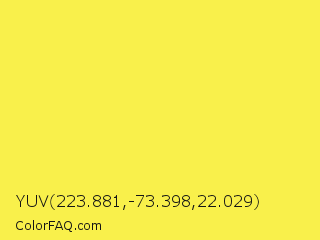 YUV 223.881,-73.398,22.029 Color Image
