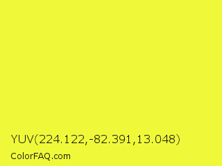 YUV 224.122,-82.391,13.048 Color Image