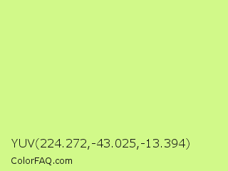 YUV 224.272,-43.025,-13.394 Color Image
