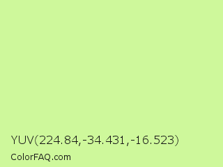 YUV 224.84,-34.431,-16.523 Color Image