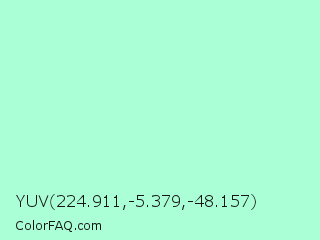 YUV 224.911,-5.379,-48.157 Color Image