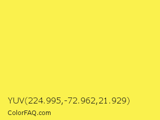 YUV 224.995,-72.962,21.929 Color Image