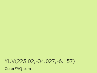 YUV 225.02,-34.027,-6.157 Color Image