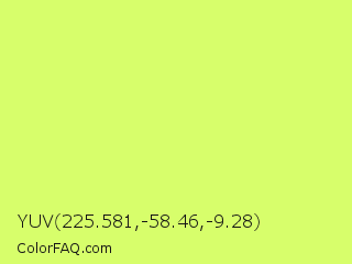 YUV 225.581,-58.46,-9.28 Color Image