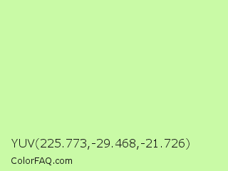 YUV 225.773,-29.468,-21.726 Color Image