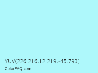 YUV 226.216,12.219,-45.793 Color Image