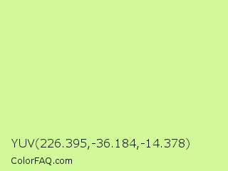 YUV 226.395,-36.184,-14.378 Color Image