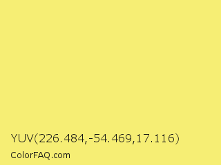 YUV 226.484,-54.469,17.116 Color Image