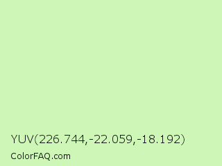 YUV 226.744,-22.059,-18.192 Color Image