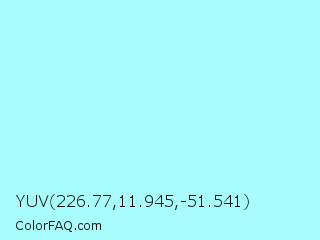 YUV 226.77,11.945,-51.541 Color Image