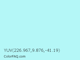 YUV 226.967,9.876,-41.19 Color Image