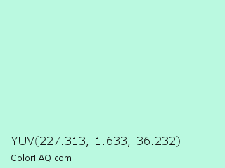 YUV 227.313,-1.633,-36.232 Color Image