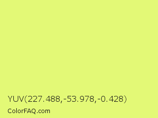 YUV 227.488,-53.978,-0.428 Color Image