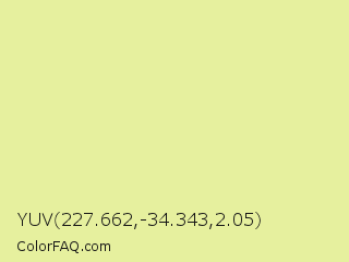 YUV 227.662,-34.343,2.05 Color Image