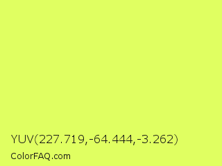 YUV 227.719,-64.444,-3.262 Color Image