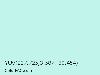 YUV 227.725,3.587,-30.454 Color Image
