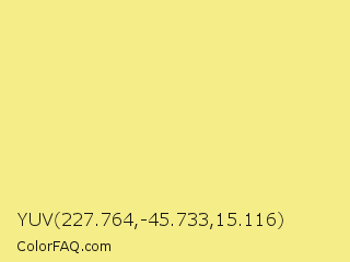 YUV 227.764,-45.733,15.116 Color Image