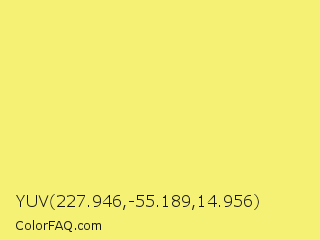 YUV 227.946,-55.189,14.956 Color Image
