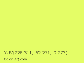 YUV 228.311,-62.271,-0.273 Color Image
