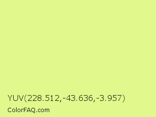 YUV 228.512,-43.636,-3.957 Color Image