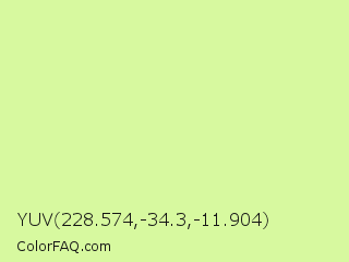 YUV 228.574,-34.3,-11.904 Color Image
