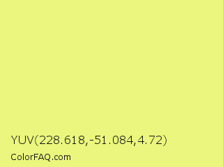 YUV 228.618,-51.084,4.72 Color Image