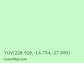 YUV 228.926,-14.754,-27.999 Color Image