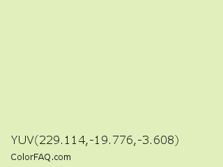 YUV 229.114,-19.776,-3.608 Color Image