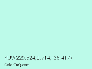 YUV 229.524,1.714,-36.417 Color Image