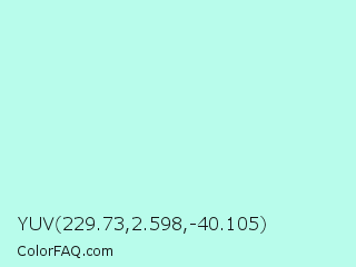 YUV 229.73,2.598,-40.105 Color Image
